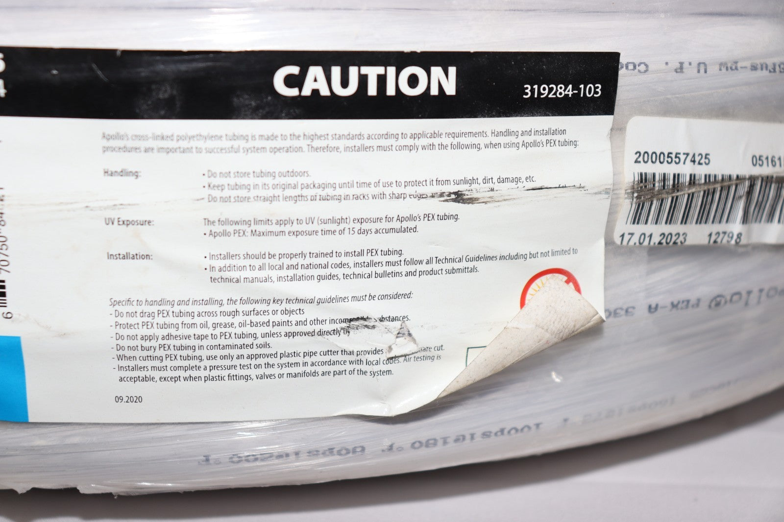 Apollo PEX Tubing 3/4" x 100 ft for Plumbing Applications