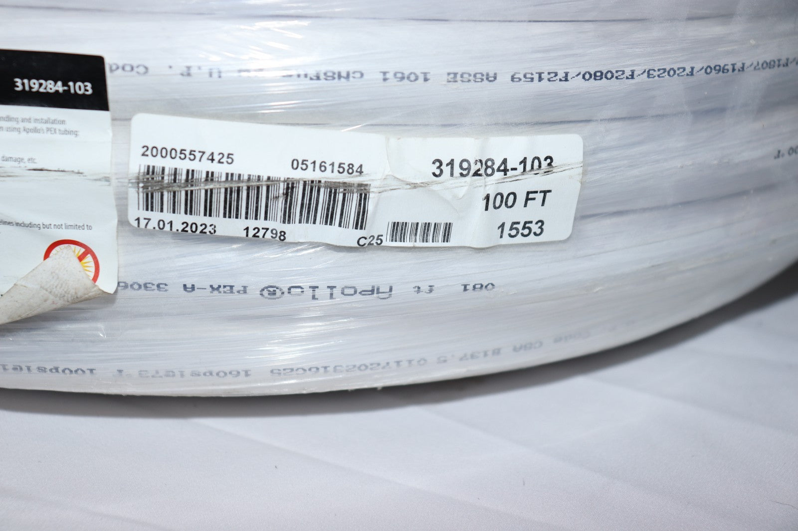 Apollo PEX Tubing 3/4" x 100 ft for Plumbing Applications