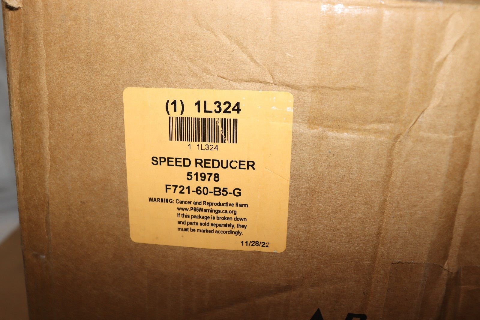 BOSTON GEAR Speed Reducer: 175 Nominal Output RPM, F721-60-B5-G