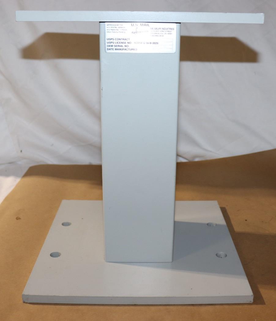 SALSBURY INDUSTRIES P-48276 Standard Pedestal, Silver, 15 in. H