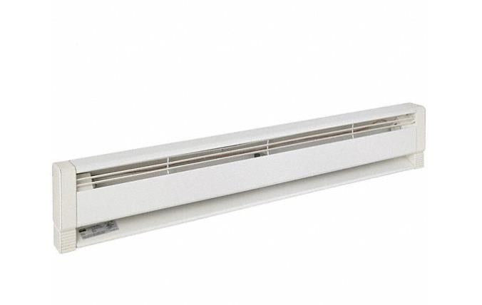 Dayton Baseboard Heater Commercial Grade, 208/240V, 750W/1000W, 3UG27D