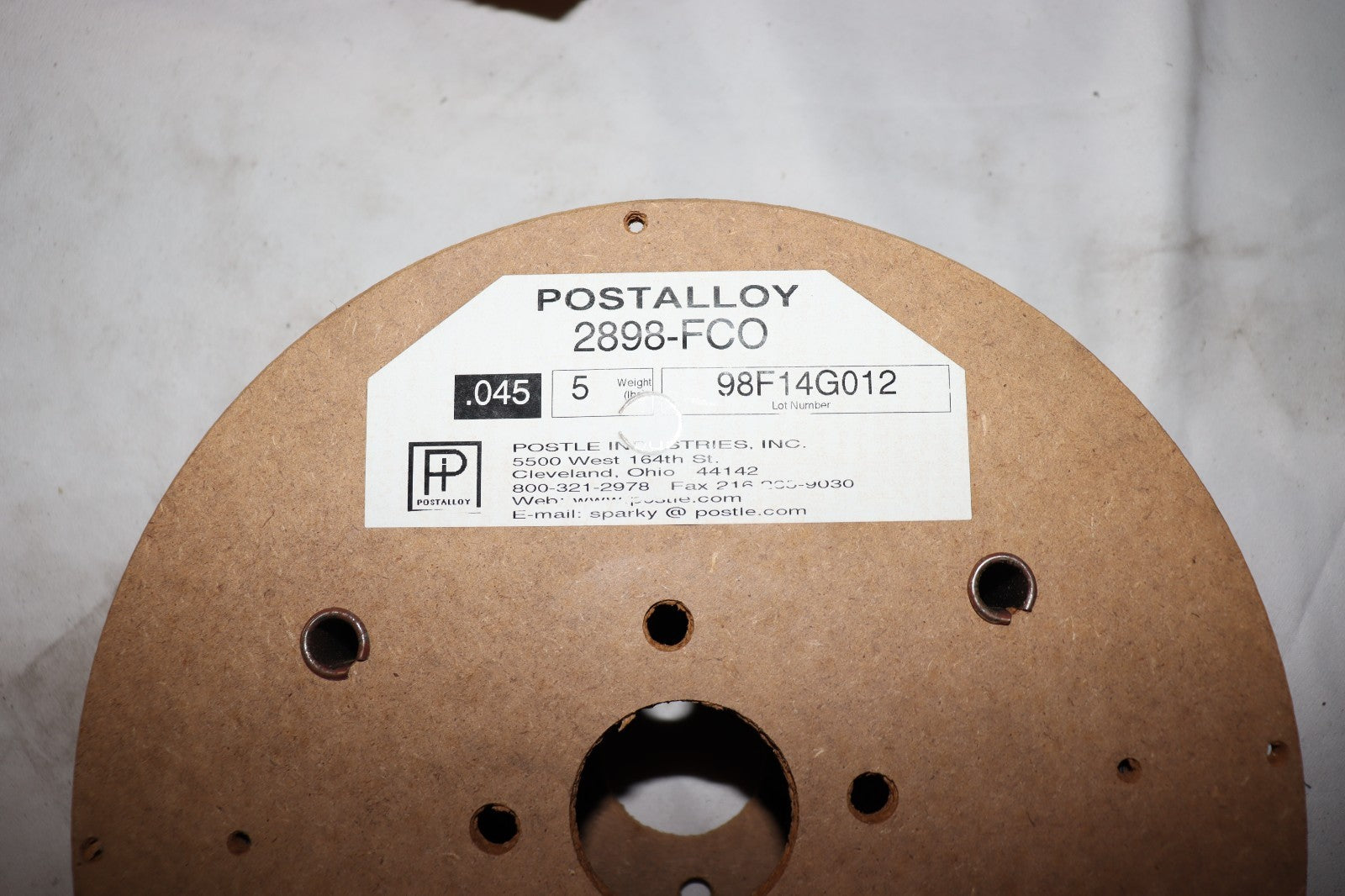 Postalloy 2898-FCO .045 5# Welding Wire