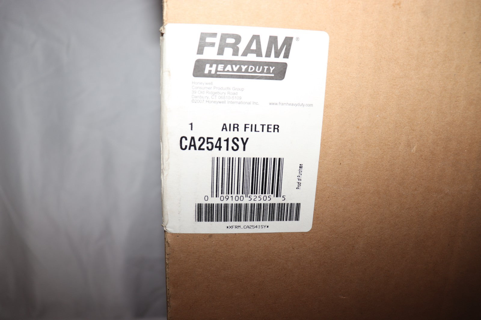 FRAM CA2541SY Extra Guard Marine Heavy Duty Round Metal End Air Filter Element