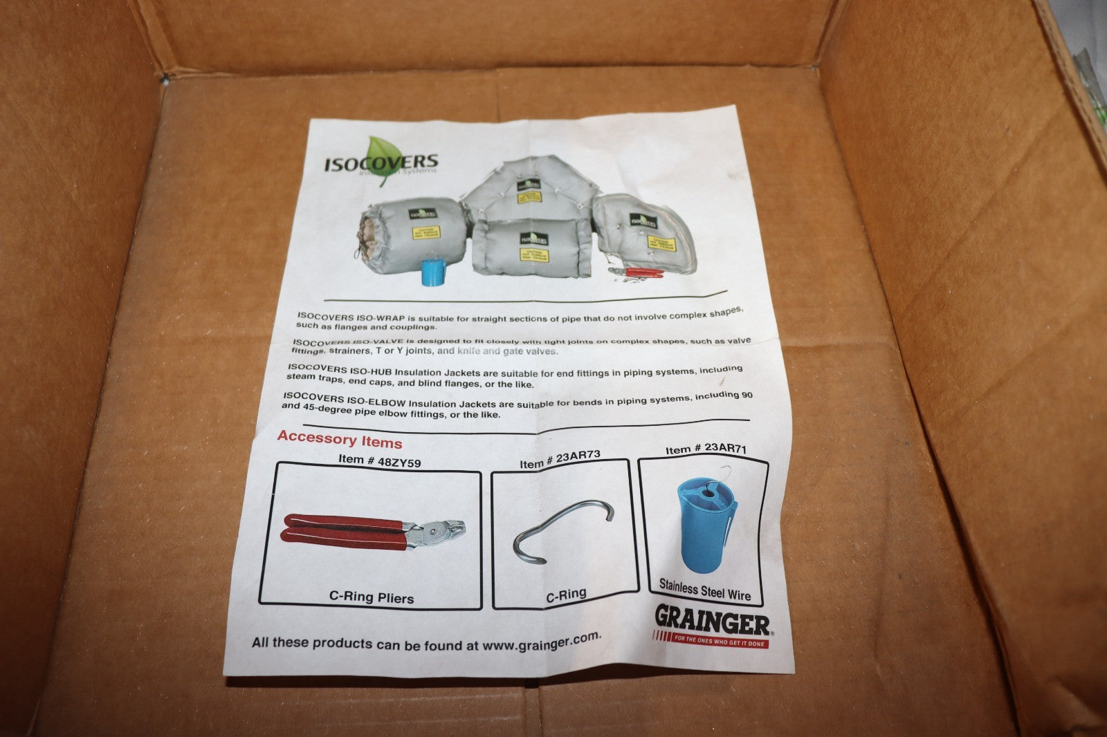 IsoCovers ISO-Wrap #IW-2412 Insulation Jacket - 24” X 12”