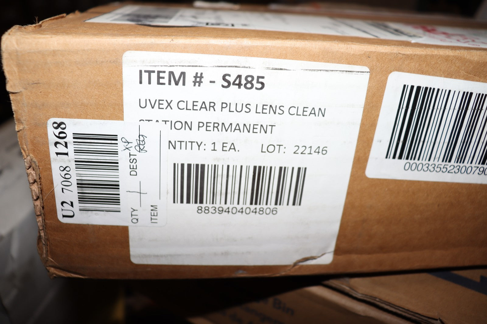 HONEYWELL UVEX S485 Lens Cleaning Station, 16 fl oz Bottle 799EF4