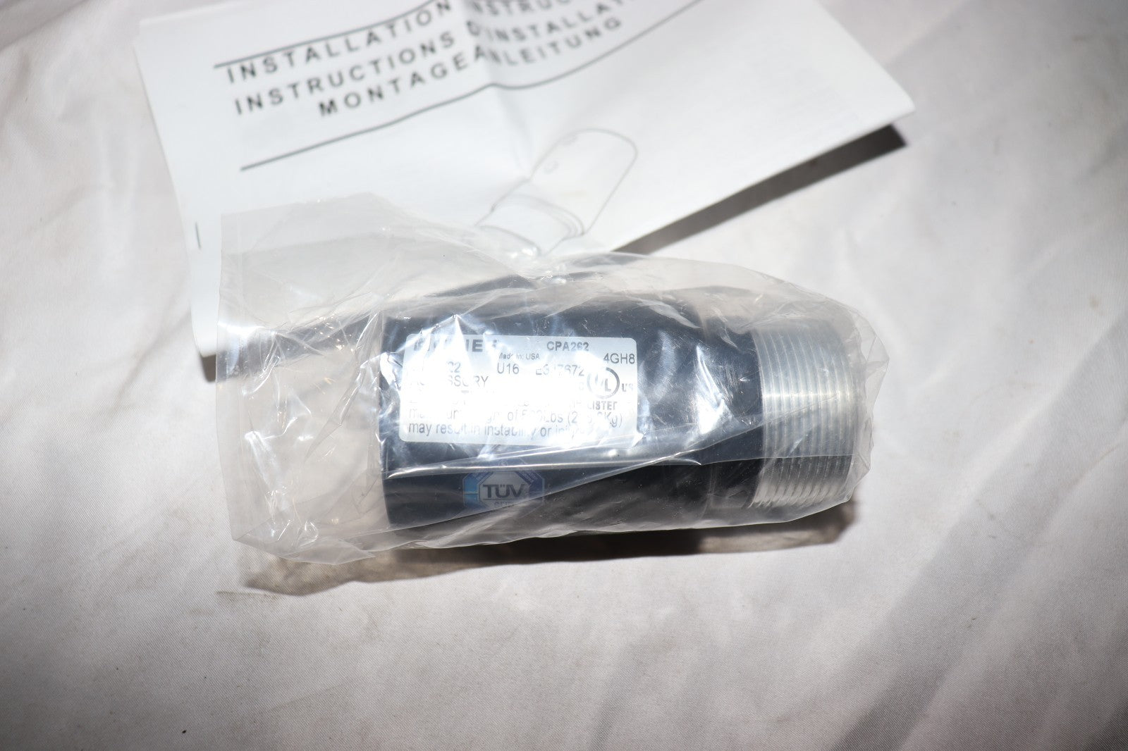 Chief CPA262 CPA Pin to Male NPT Pin Connection Adapter Accessory - Brand New