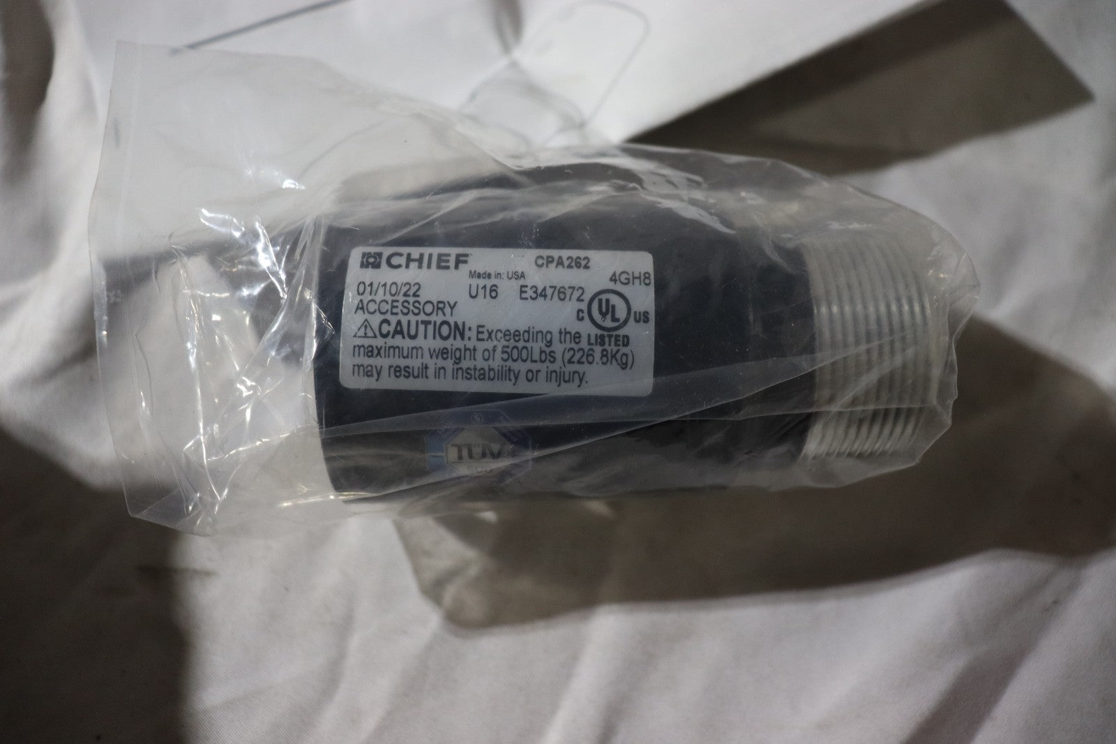 Chief CPA262 CPA Pin to Male NPT Pin Connection Adapter Accessory - Brand New