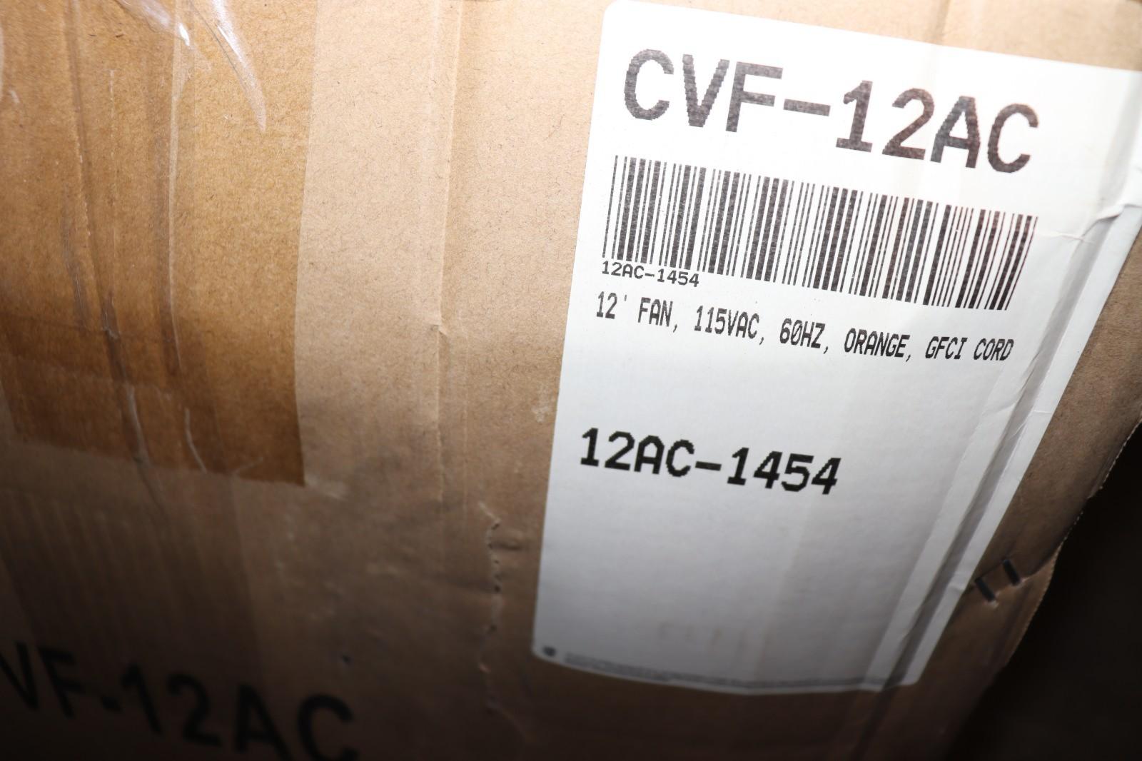 AIR SYSTEMS INTERNATIONAL CVF-12AC Portable Fan, 12 in., 115VAC