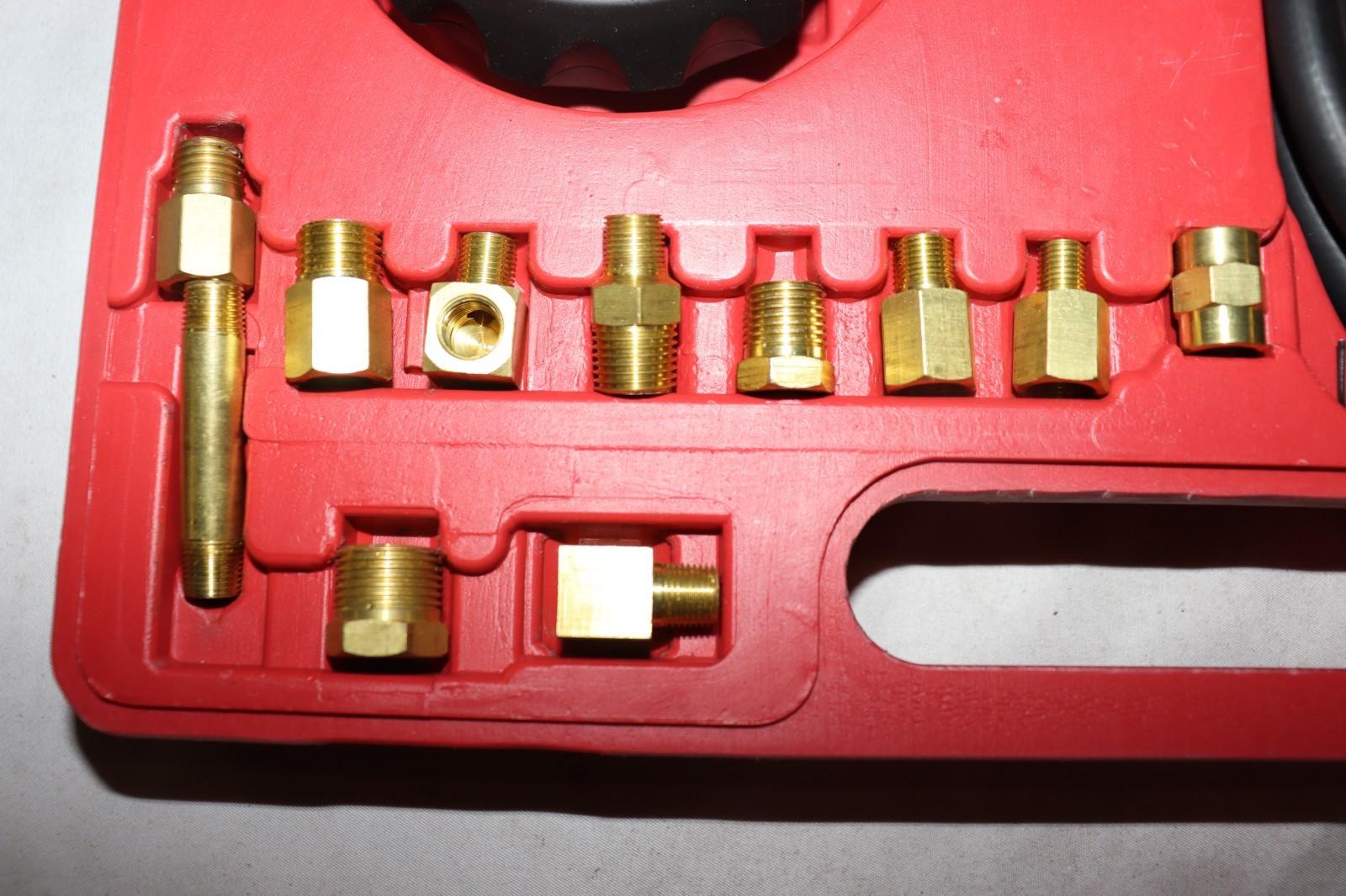 Pittsburgh Engine Oil Pressure Test Kit, Used, w/ Case, 98949