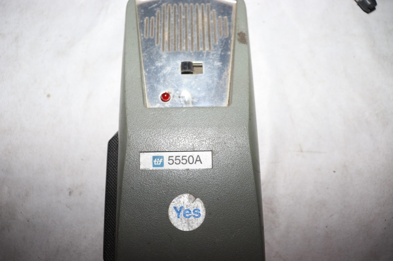 TIF 5550A Automatic Halogen Leak Detector, Selling for Parts, Uncertain if Works