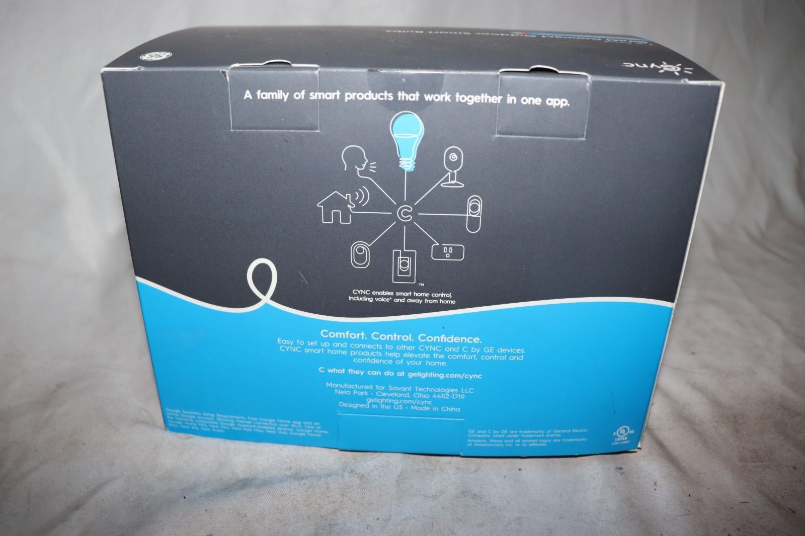 GE- Cync Smart Full Color Direct Connect Outdoor Light Bulb PAR38 Bulb- 2pk