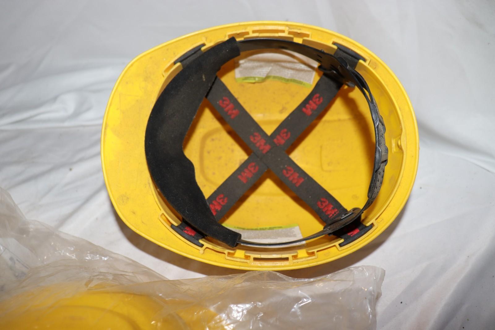 3M CHH-P Non-Vented Protection Hard Hat w Pinlock Adjustment, Yellow, Used