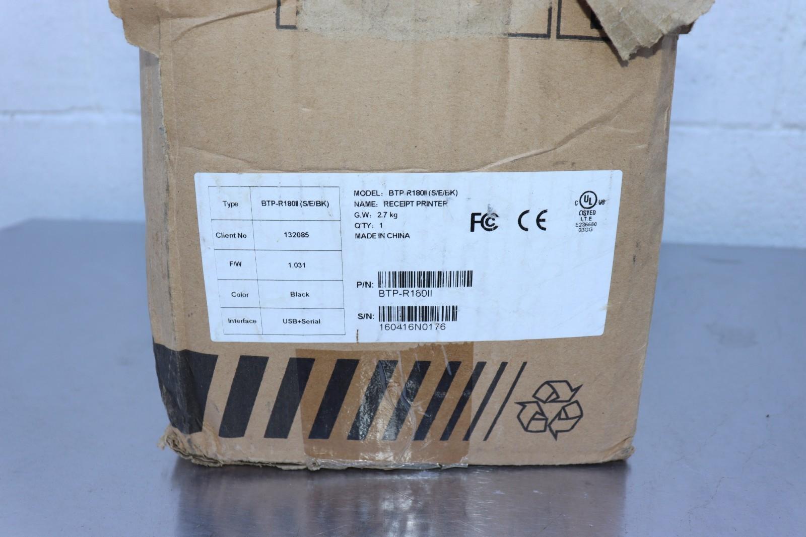 SNBC BTP-R180II Thermal Receipt POS Printer USB ETHERNET Auto Cutter NEW