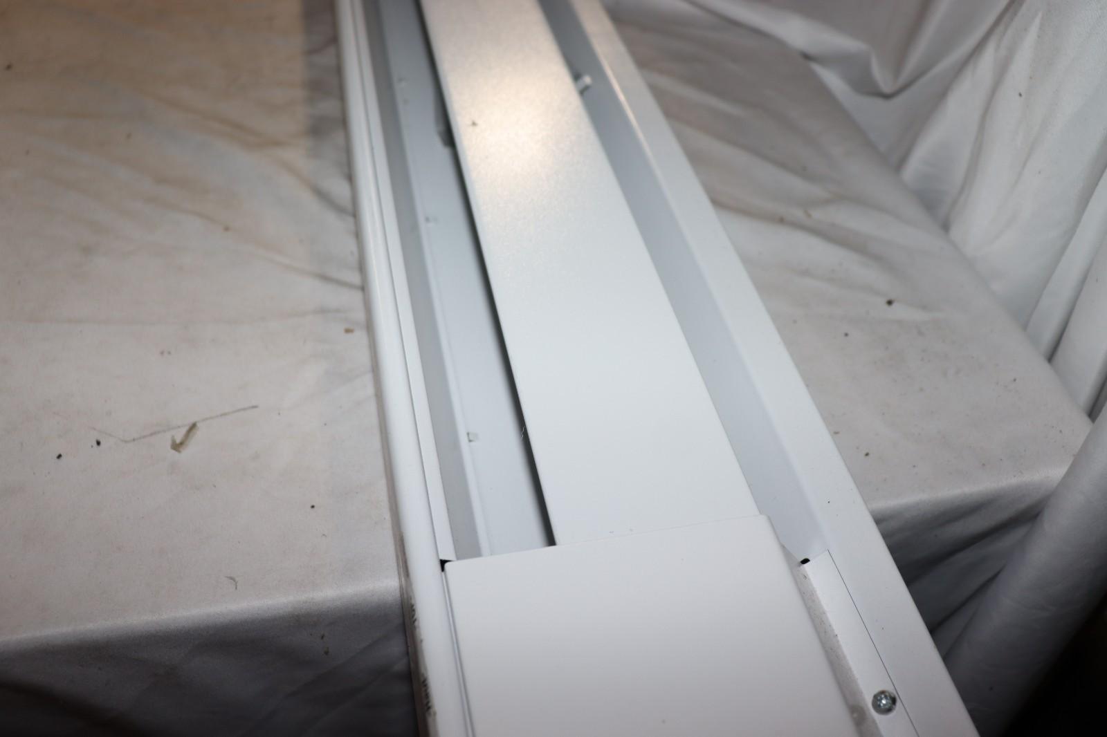 Dayton 3UG85D 60" Electric Baseboard Heater, White, 940/1250W, 208/240V