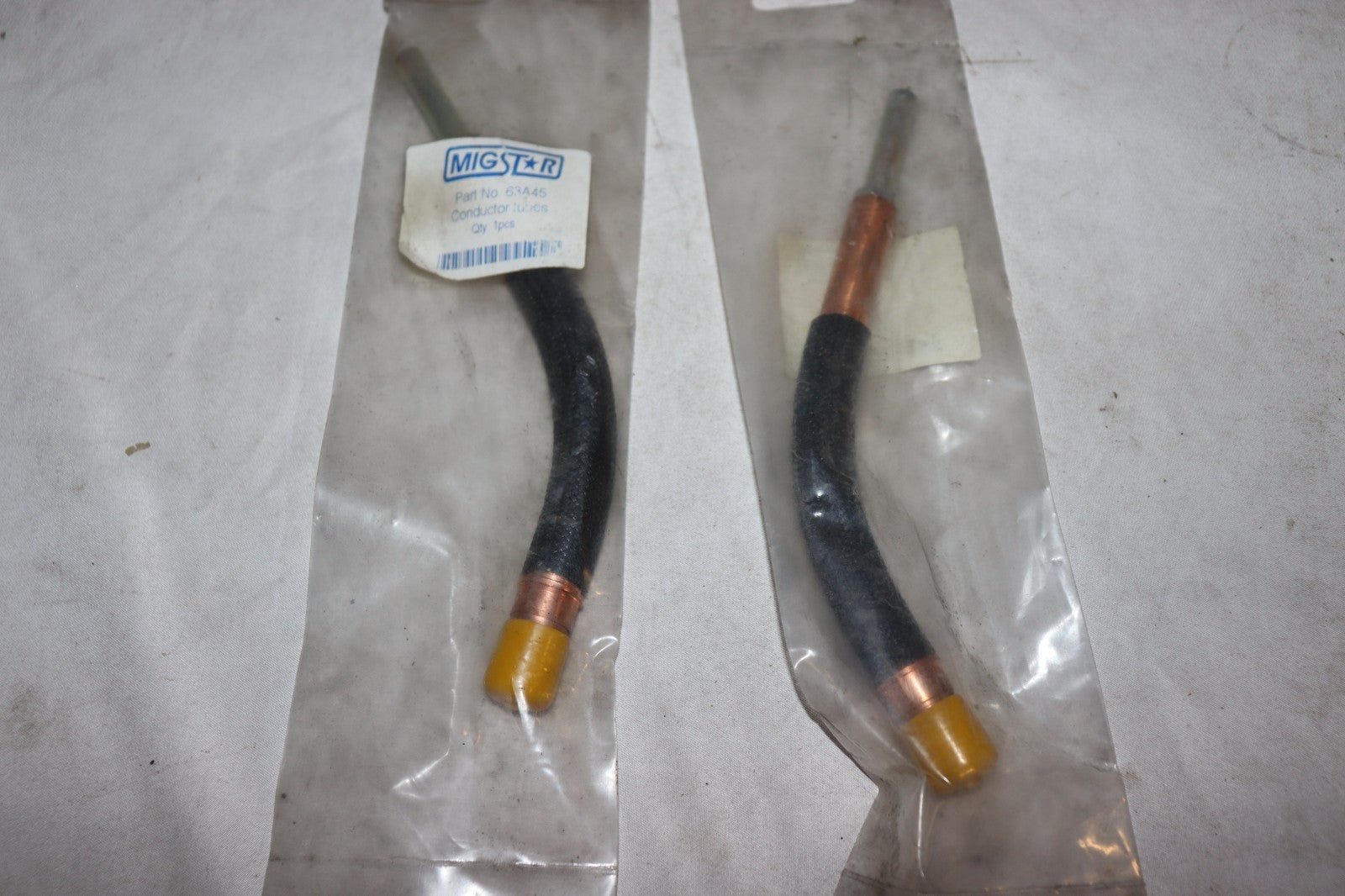 2 Pack - Mig Star Conductor Tubes model 63A-45, New