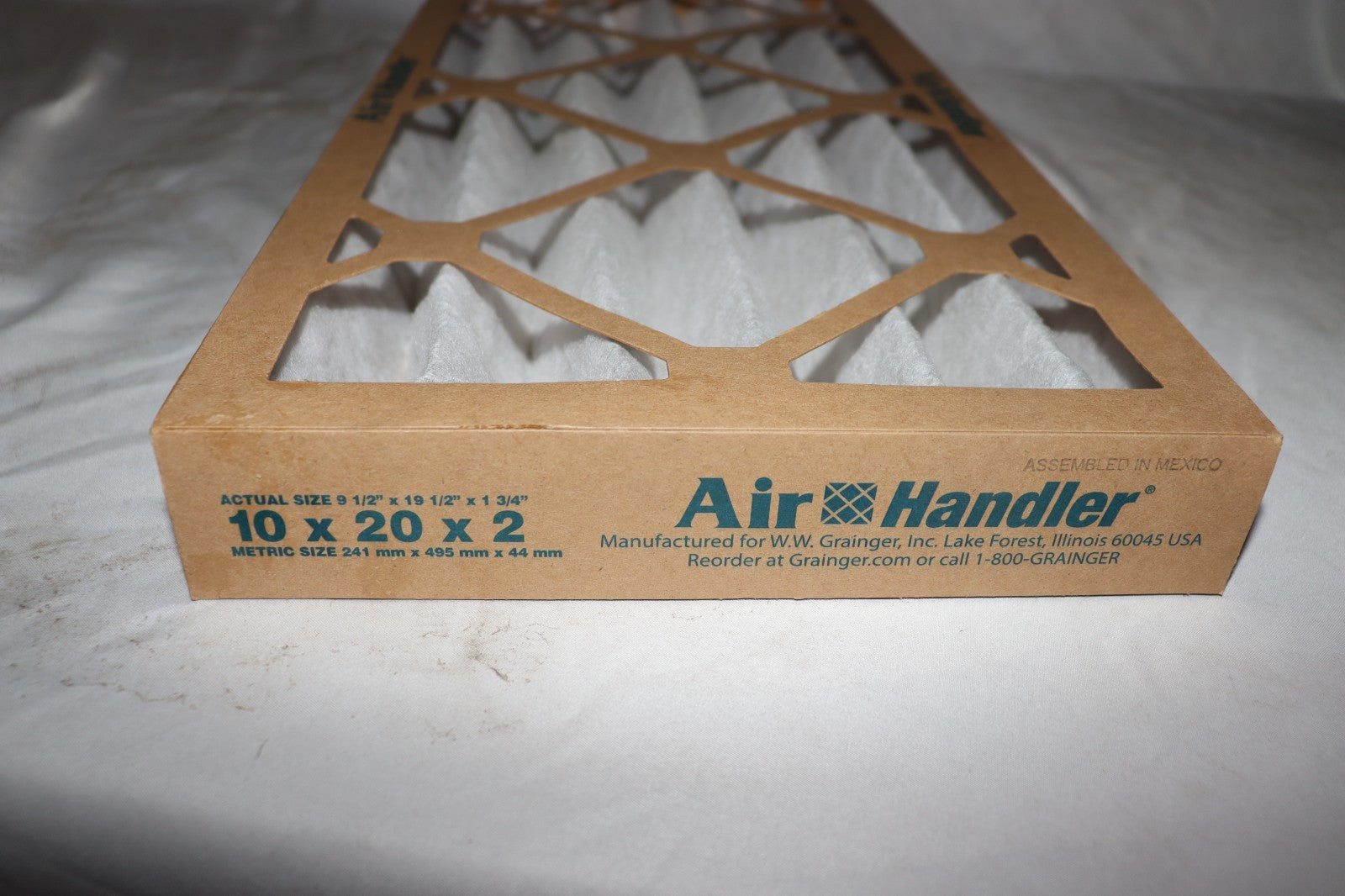 10 PACK - Air Handler 6C514 Pleated Air Filter, 10x20x2, MERV 7