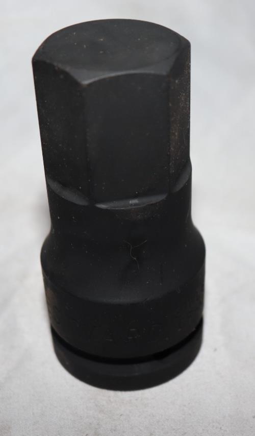 WESTWARD 41WL67 Impact Socket Bit : SAE, 1 1/4 in Tip Size, 3 1/2 in Overall Lg