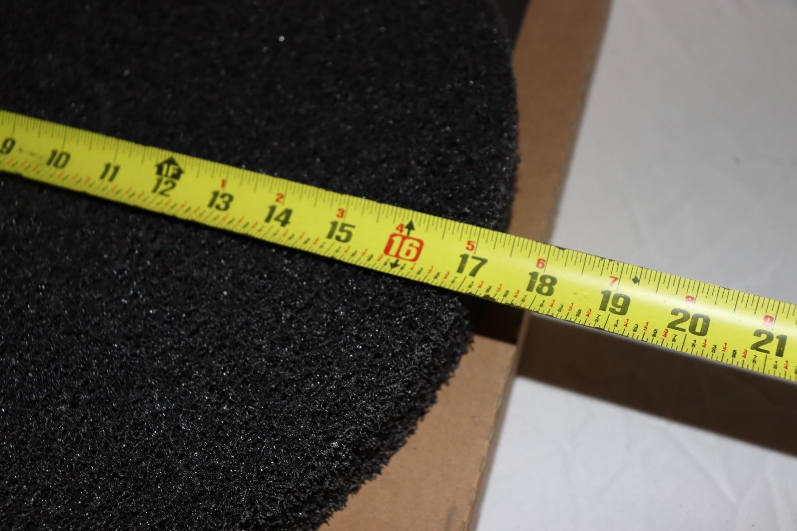 3M 7300 17 Inch High Productivity Black Stripping Pad - 5 Pack