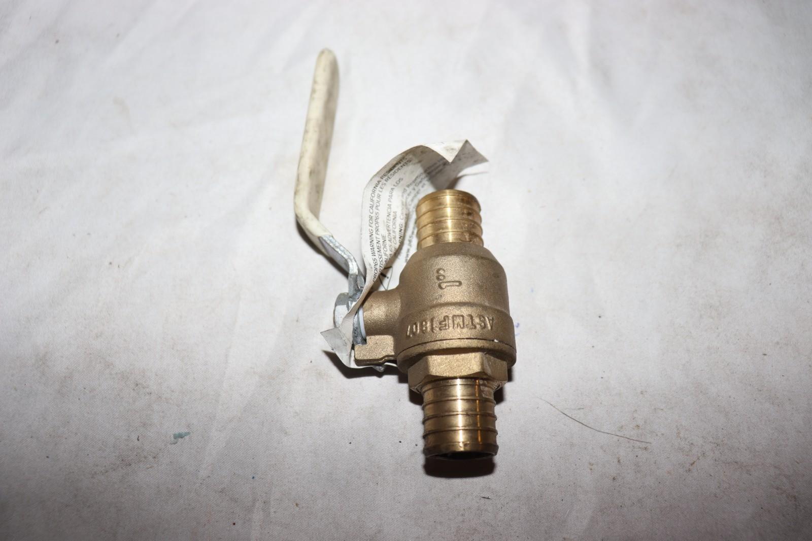 2 Pack - Proflo PFX462G Lead Free Brass 1" PEX x 1" PEX Full Port Ball Valve