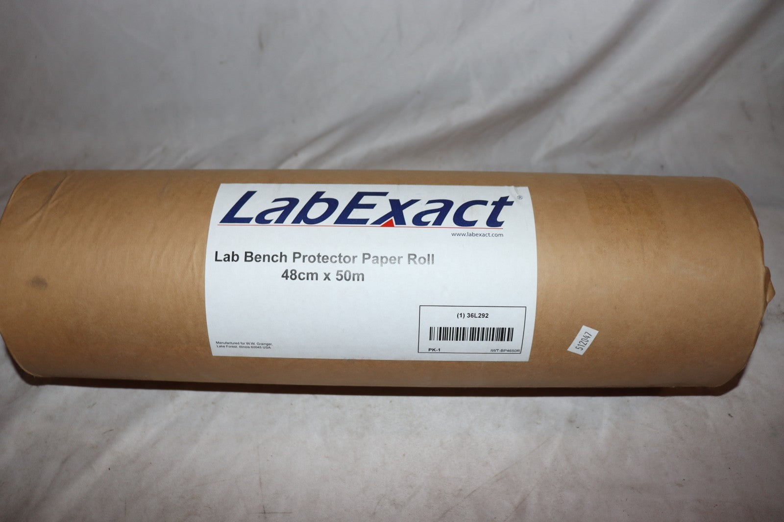 LABEXACT 36L292 Bench Protector Paper Roll, 48cm x 50m, 36L292
