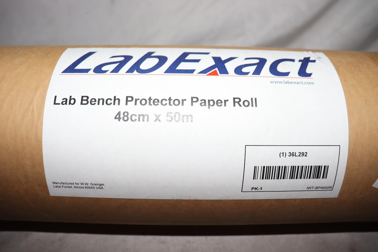 LABEXACT 36L292 Bench Protector Paper Roll, 48cm x 50m, 36L292