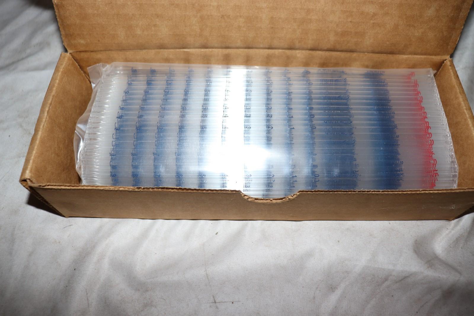 [New] 250 VWR Borosilicate Glass Pipets, 1ml In 1/10 VWR Cat. NO. 93000-700