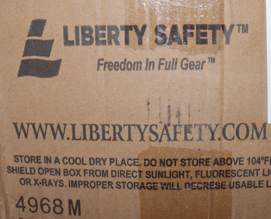 Liberty Safety Work Gloves 4968M Coated Work Gloves, Gray, 12 Pack - Size Medium