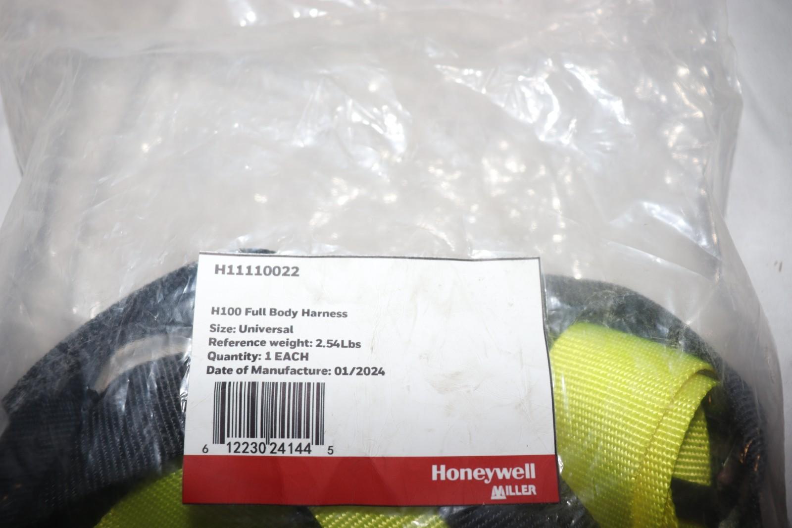 Honeywell H100 Full Body SAFETY Harness 01/24 Manufacturer Date, New, Sealed