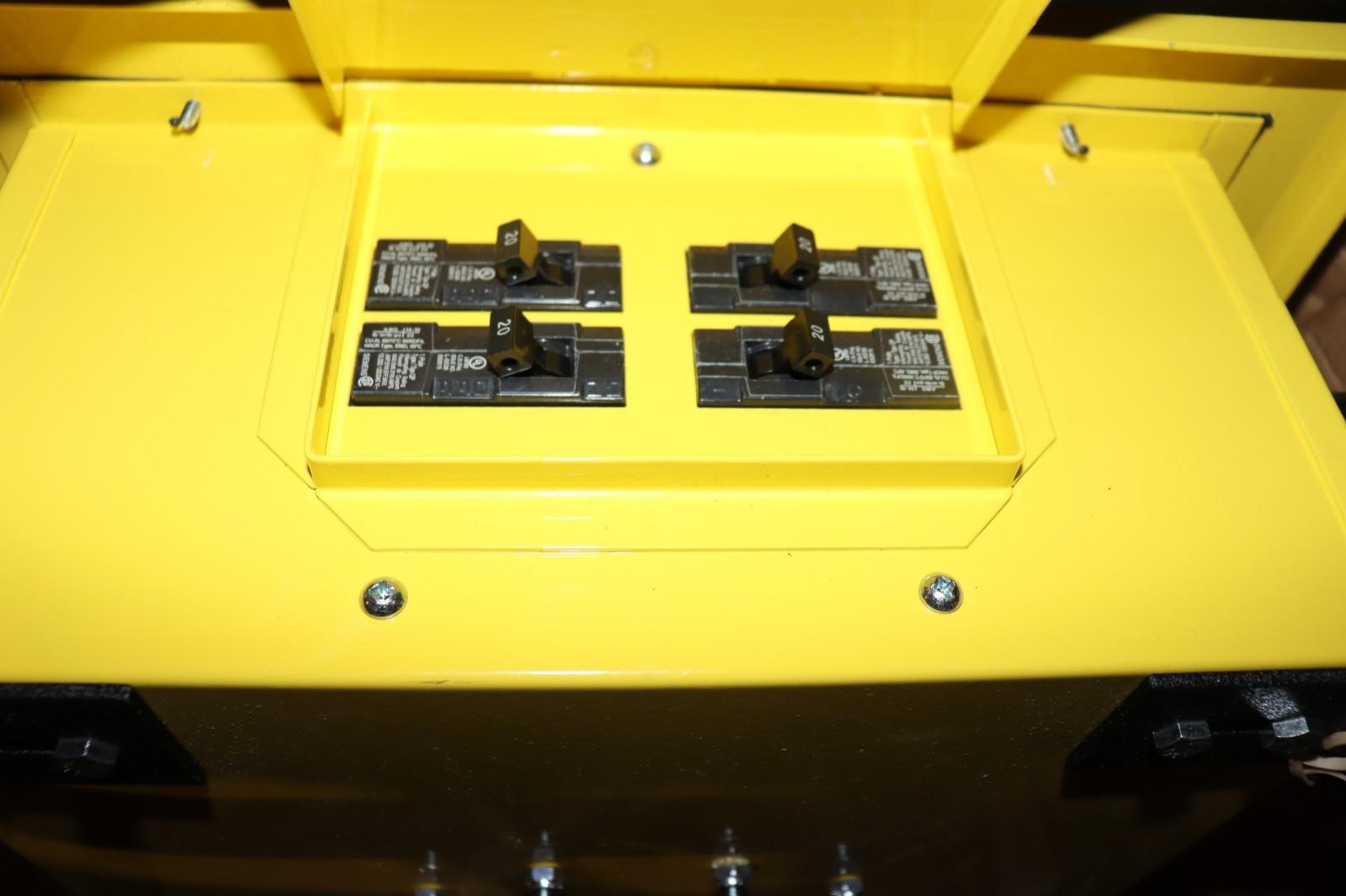 Southwire 6508UGSX Power Distribution Box, 50 Ac, (4) 5-20R, New