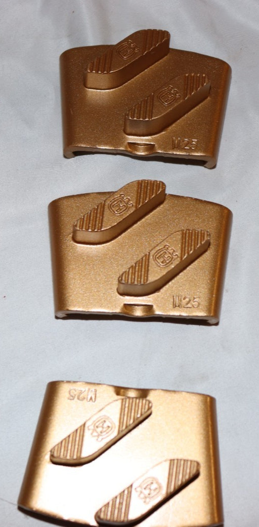 3 Pack - Husqvarna Elite-Grind EZ M2 DS 25, Double Segment Genuine
