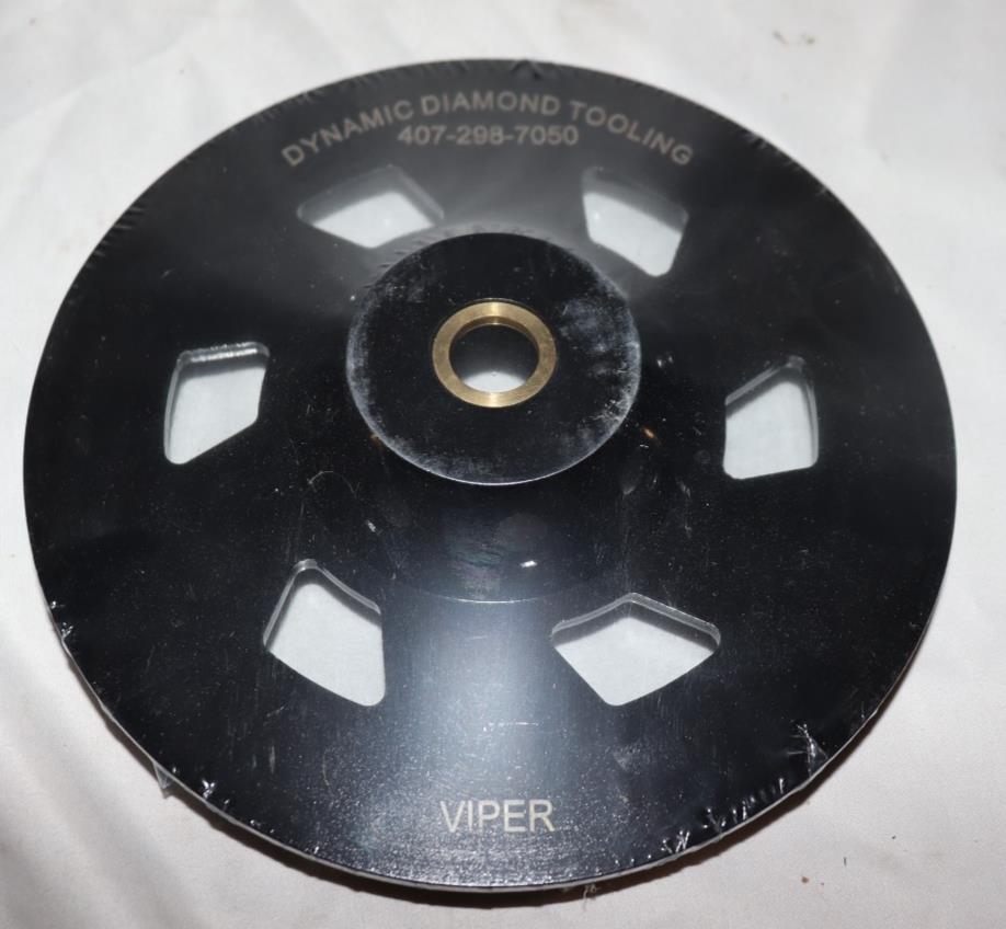 7 Inch Cup Wheel Viper Split PCD 6 Segments, 30/40 Grit, CW7VIP, Dynamic Diamond