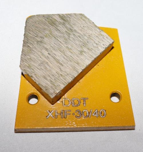 9 Pack - DDT XHFQCARW30/40 Xtreme Hard Floor, 30/40 Grit, Yellow, Dynamic Diamon