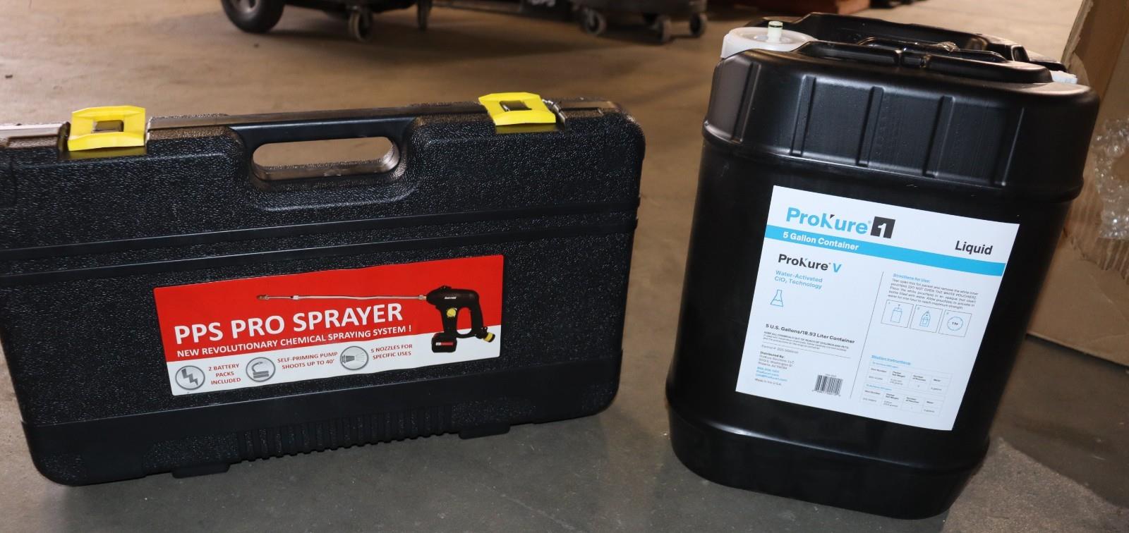 Cordless PPS Pro Sprayer w/ Prokure 1 Tank, Battery Powered, PK-5G1PSPRO, NEW