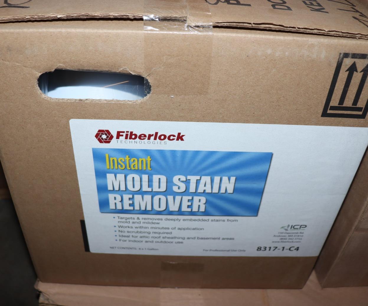 4 Pack - Fiberlock Instant Mold and Stain Remover - 1 gallon 8317-1
