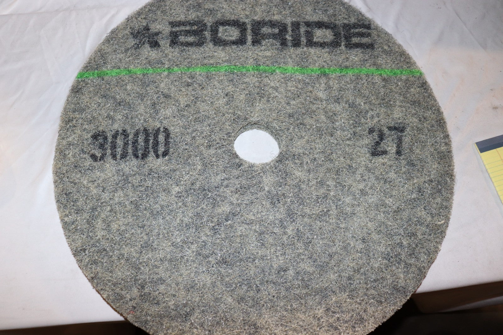 2 Pack - Boride 27" Diamond Burnishing Pad for Concrete Marble Granite 3000 grit