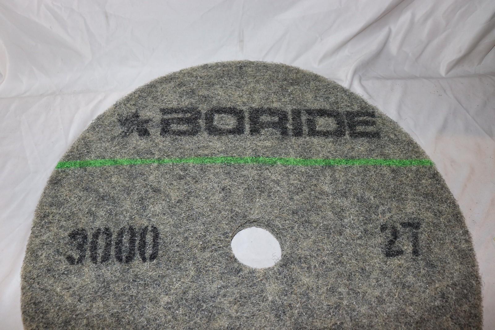 2 Pack - Boride 27" Diamond Burnishing Pad for Concrete Marble Granite 3000 grit