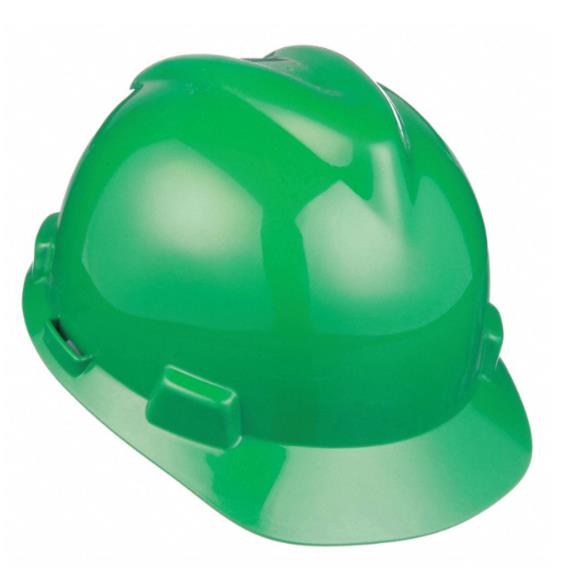 MSA V-Gard Type 1 Protective Helmet, Red, Green, Blue