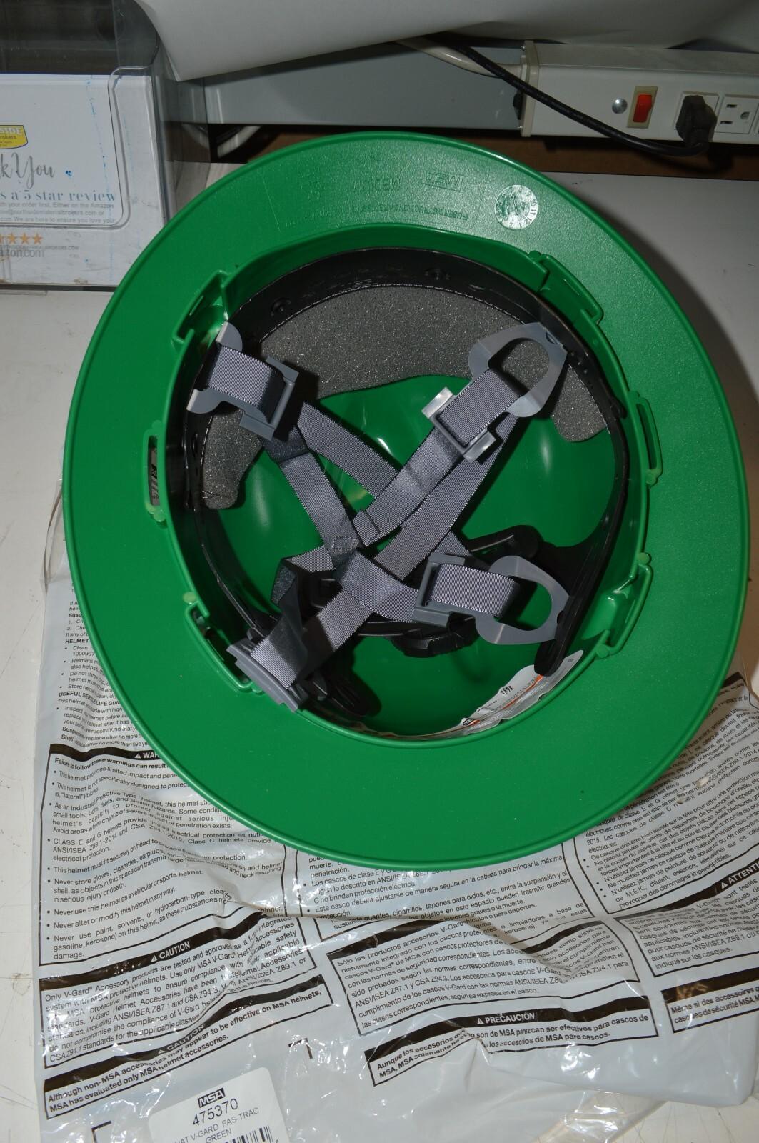 MSA V-Gard Type 1 Protective Helmet, Red, Green, Blue