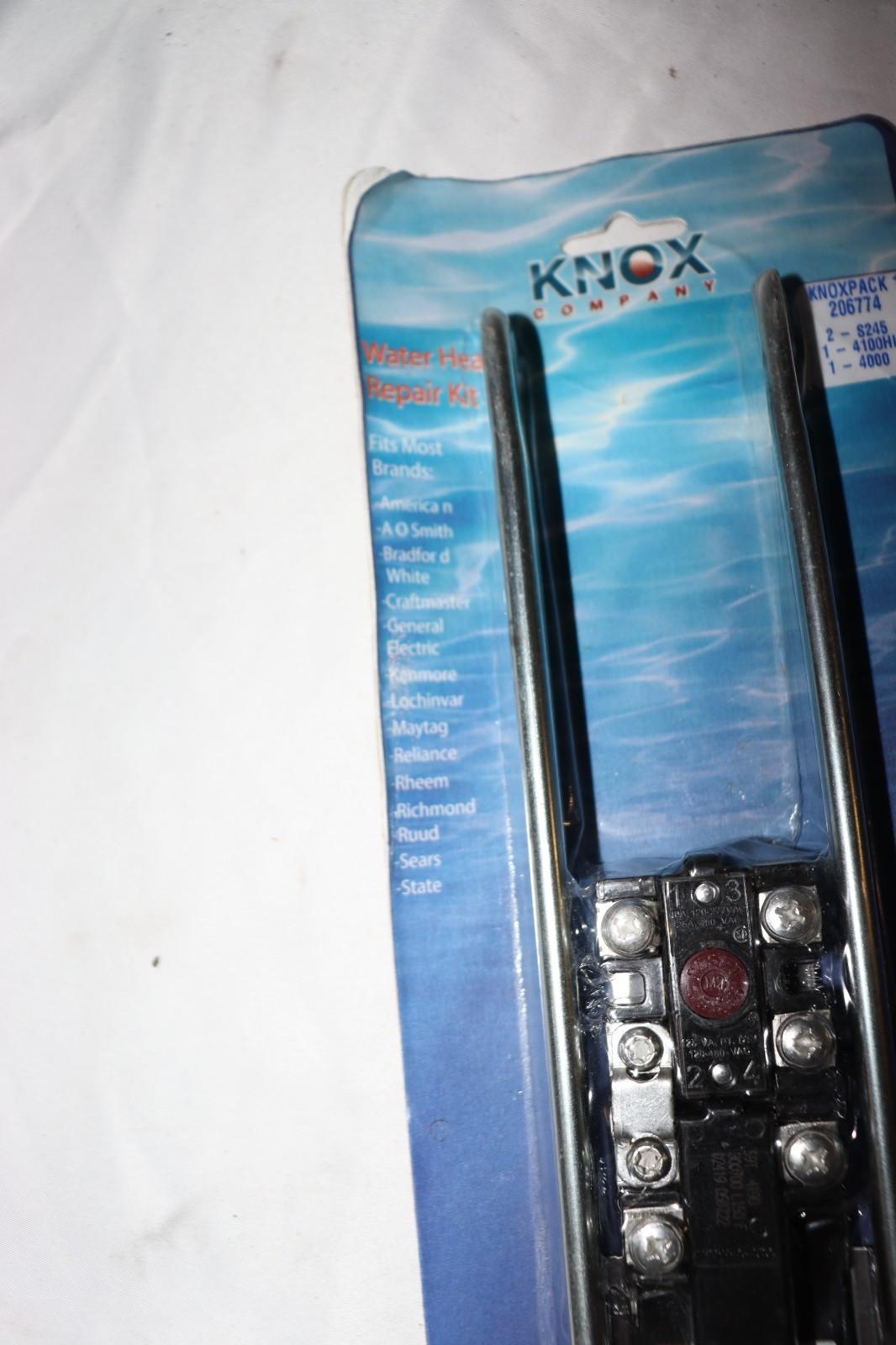 Knox Company Water Heater Repair Kit, 206774, Elements & Thermostats, Fits Most