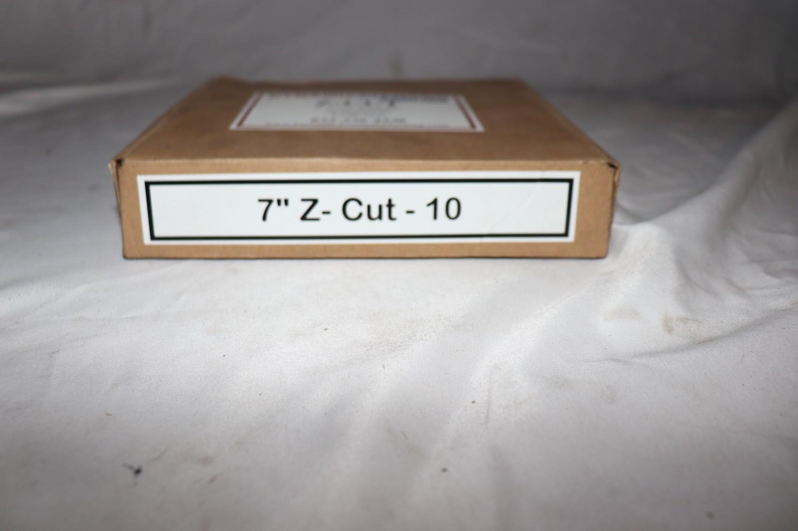 7" Z Cut Cup Wheel 10 Segment 30/40 Grit, Dynamic Diamond Tooling CW7C10
