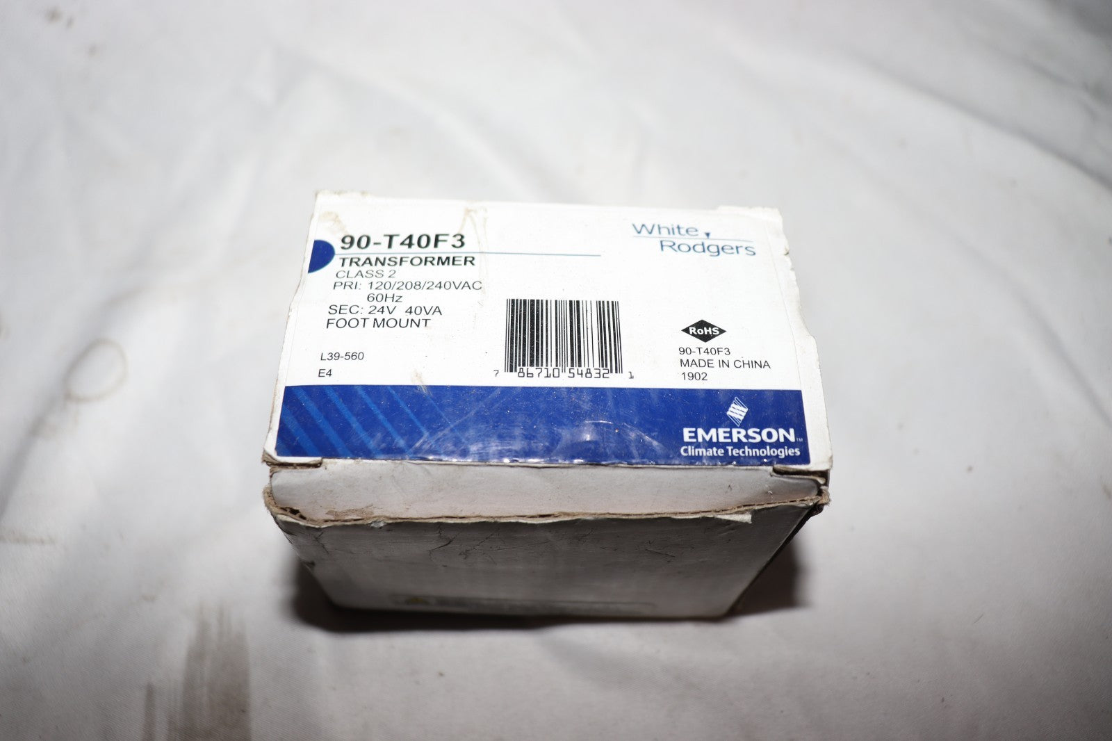 WHITE-RODGERS 90-T40F3 Transformer