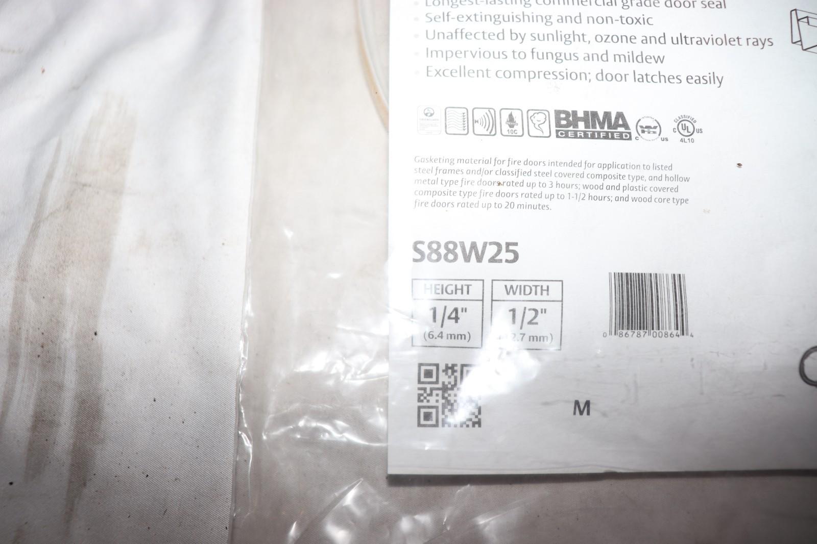 ASSA  ABLOY S88W25 PEMKO SILICONSEAL™ ADHESIVE GASKETING, White