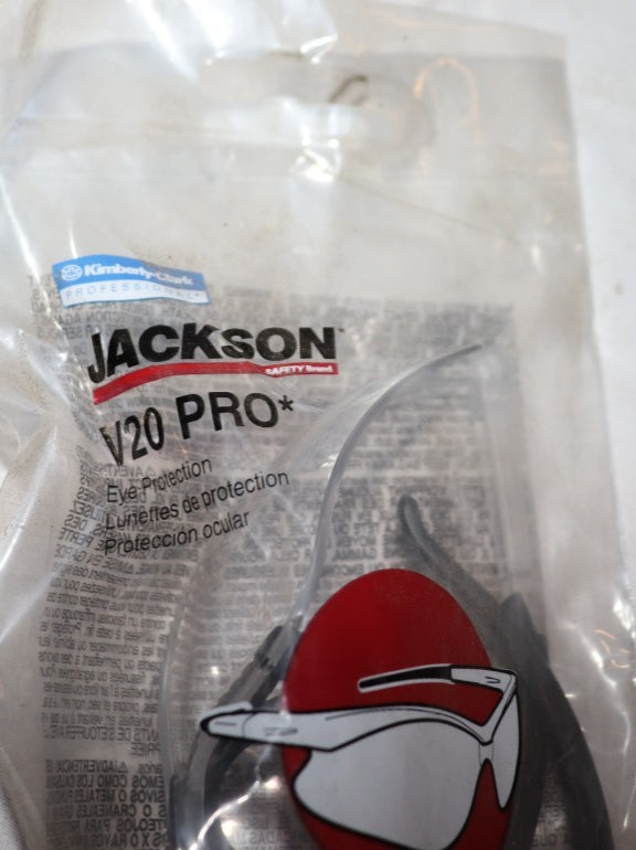 (10 Pair) Kimberly-Clark Jackson V20 Pro* 39698 Clear Safety Glasses Anti-Fog