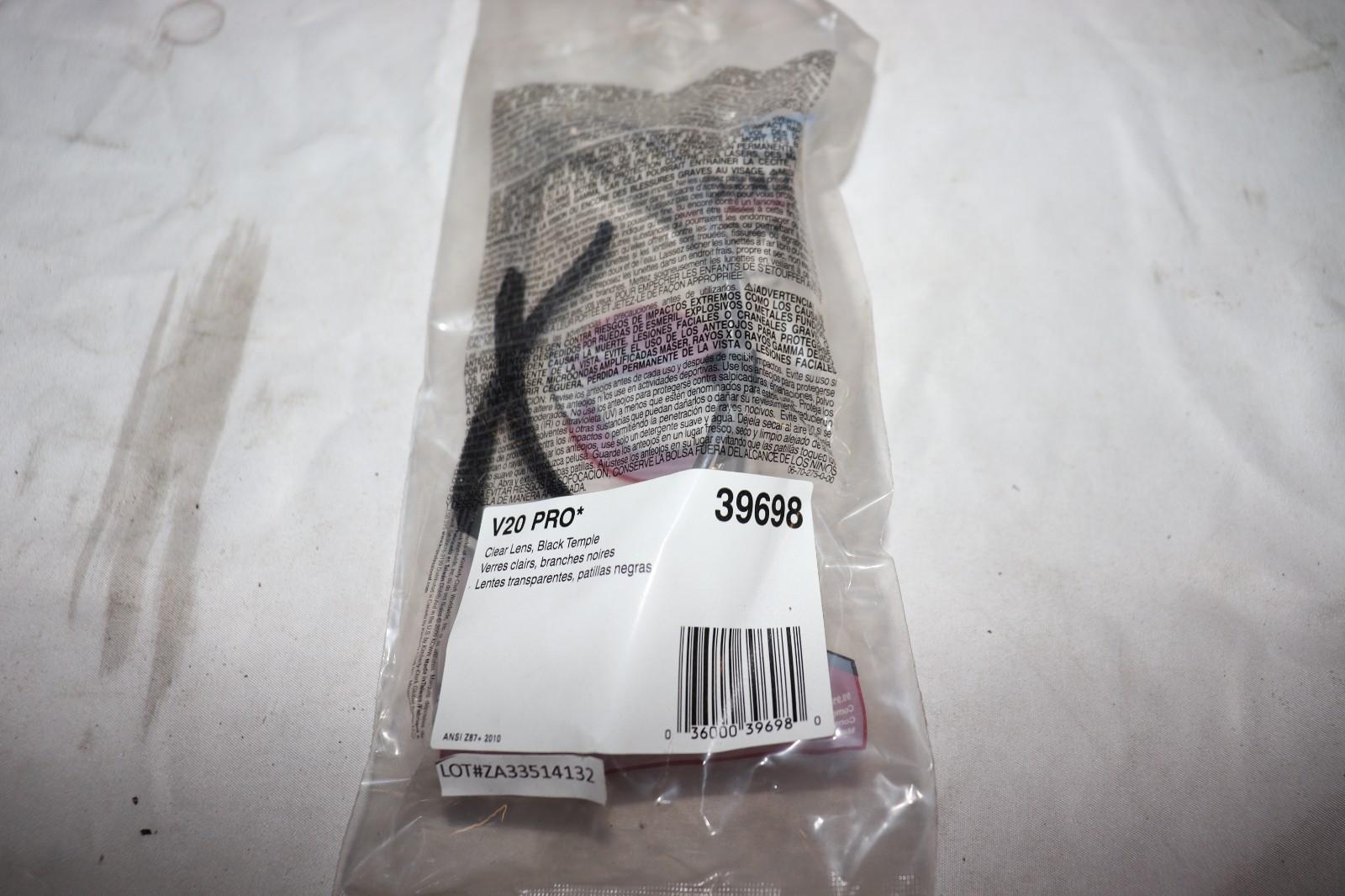 (10 Pair) Kimberly-Clark Jackson V20 Pro* 39698 Clear Safety Glasses Anti-Fog