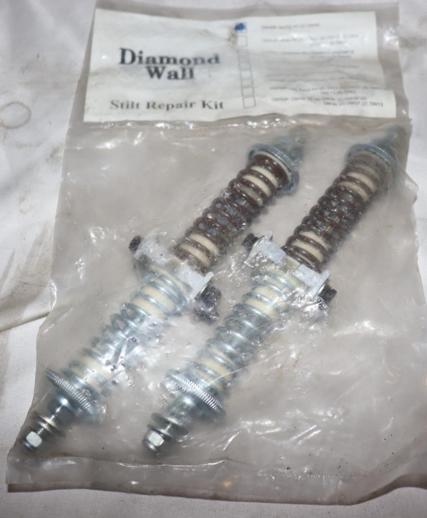 NOS Diamond Wall 1 Pair of Drywall Stilt Springs Replacement Tool Kit DW45K