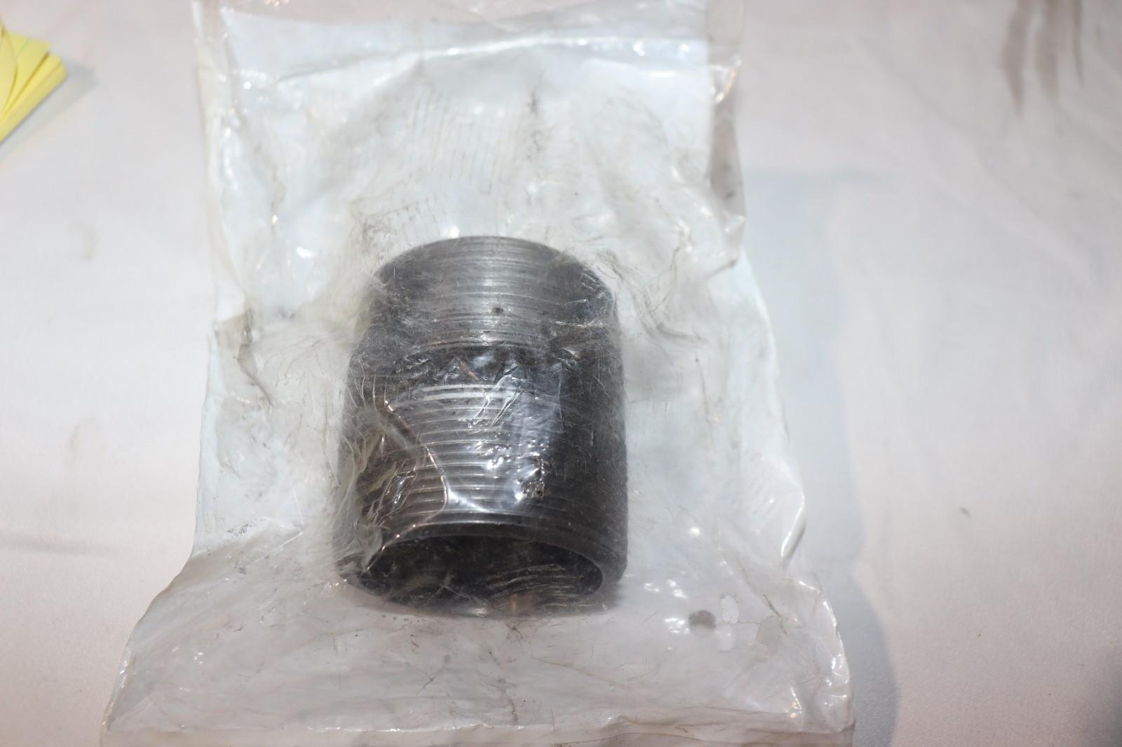 GRAINGER APPROVED 40903GR Black Pipe Nipple, Threaded, 2x2-1/2 In 1XLG5