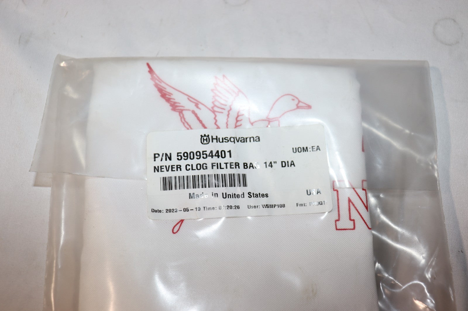 Pullman-Holt 14" Dia. Never Clog Filter Bag, 590954401