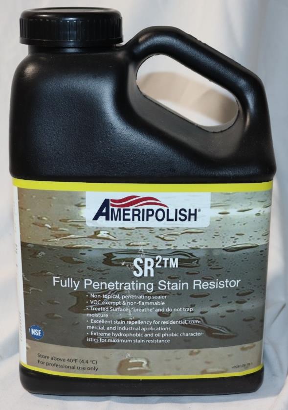 AmeriPolish SR2tm Fully Penetrating Stain Resistor, for Concrete, 1 Gallon