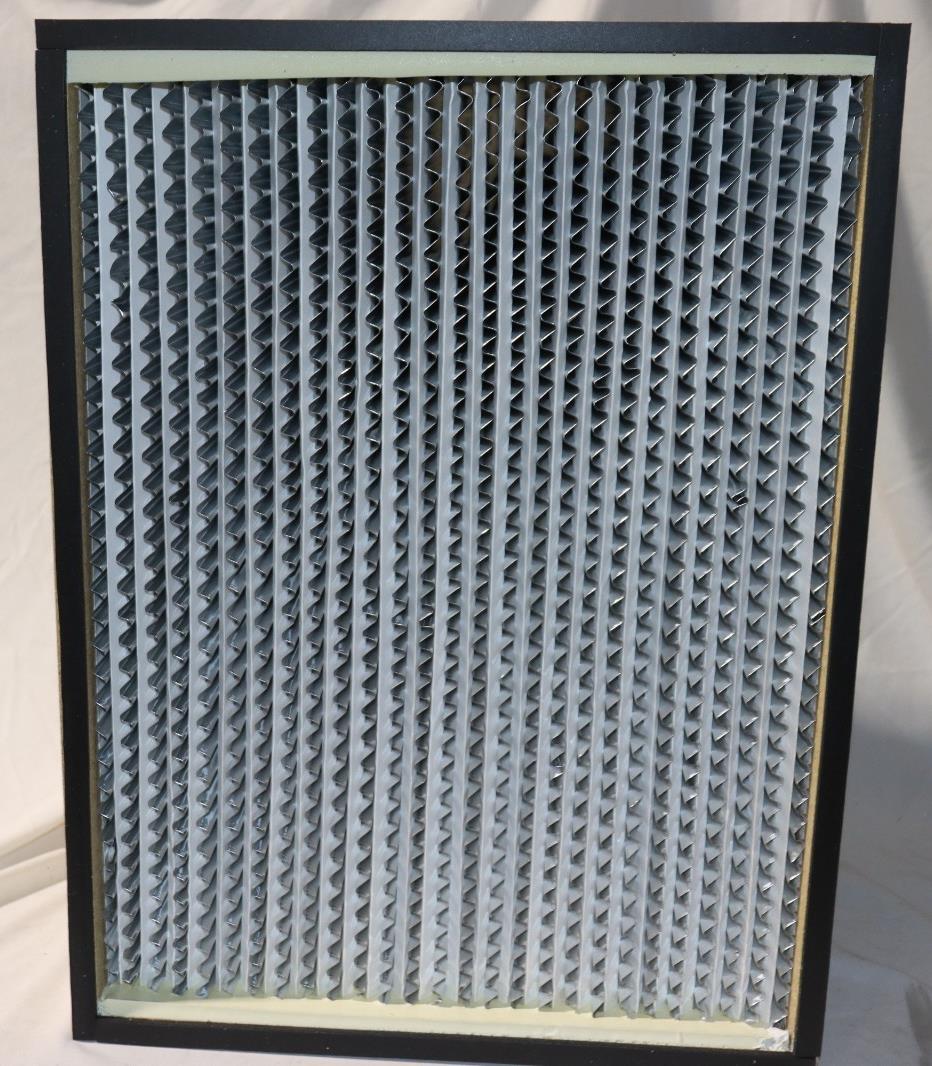NC Filtration 18" x 24" x 12" Wood Framed HEPA 99.97% Filter, Gasket Downstream