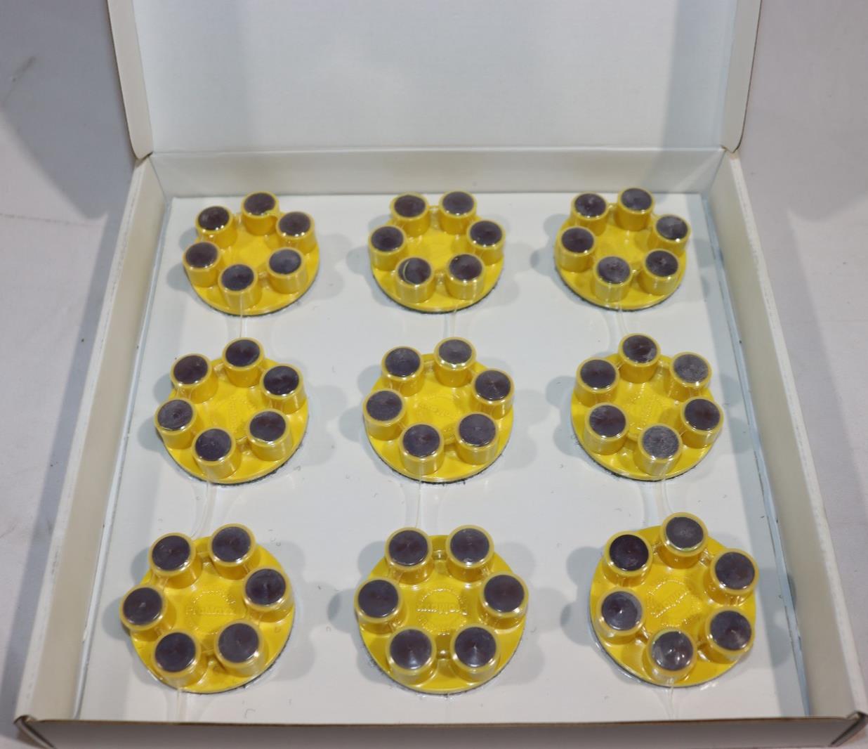 9 Pack - Pro-Max 6 Post Style Diamond DT-6PST1500-CS, 2-3/8", 1500 Grit